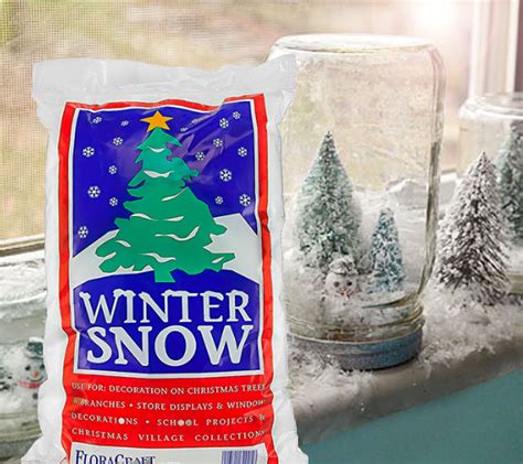 large bag of fake snow